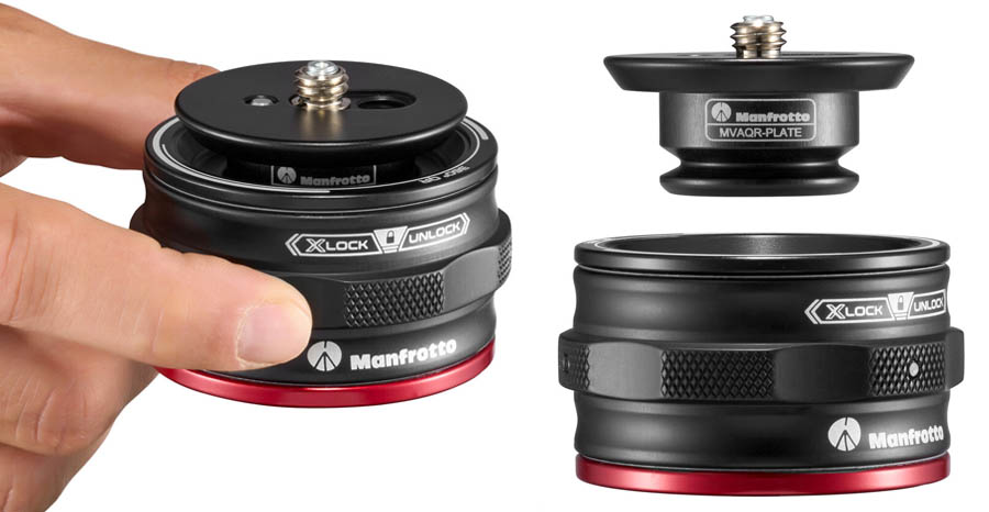 System szybkiego mocowania baza + płytka Manfrotto MOVE MVAQR